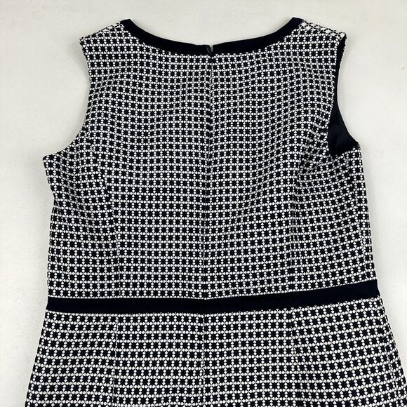 NWT Jones New York Collection Navy Blue Sheath Sleeveless Dress Sz 6 V-Neck $139 - Picture 9 of 10